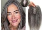 Premium Salt & Pepper Hair Toppers by E-litchi Hair